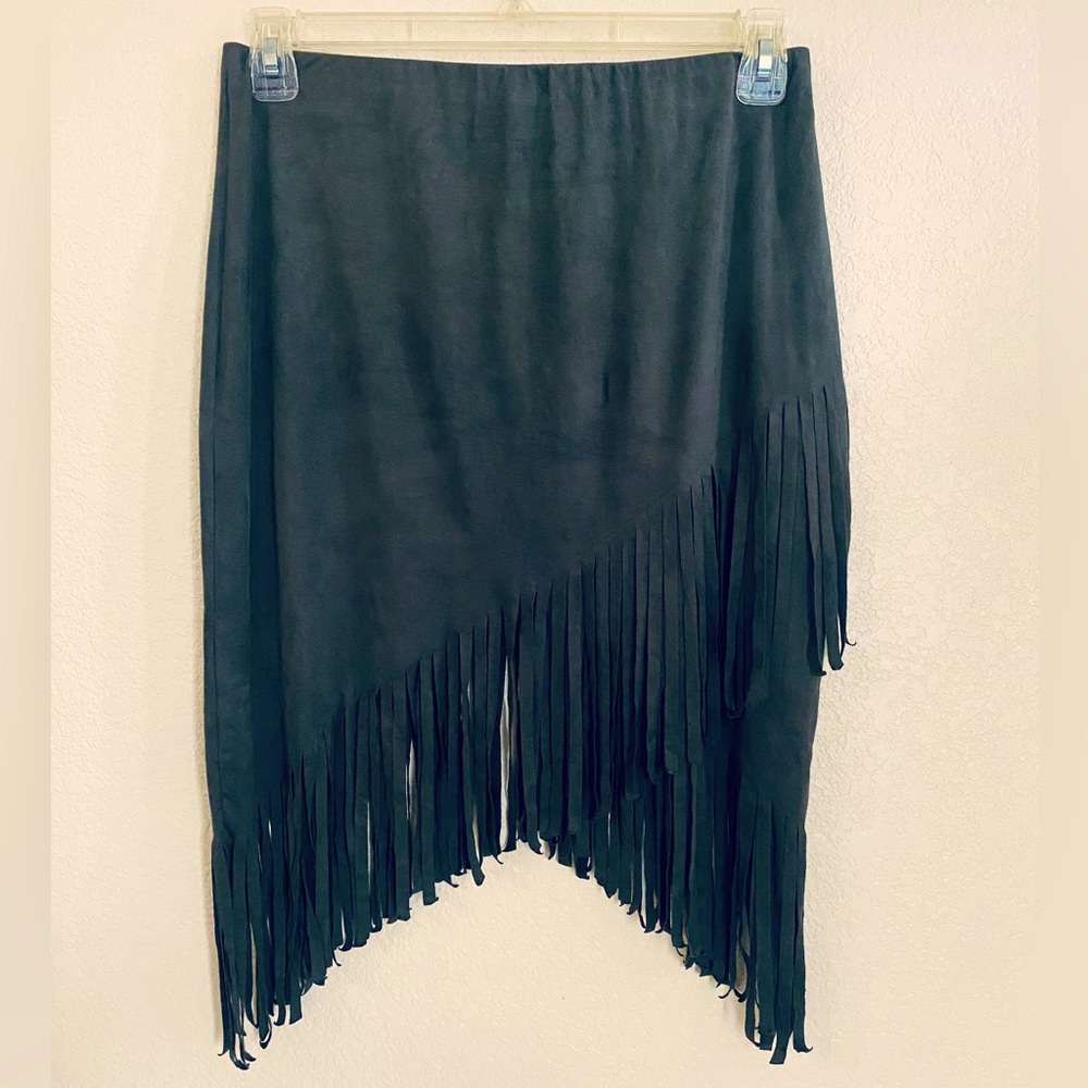 Guess forest green handkerchief hem Skirt